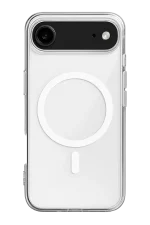 Newface iPhone 17 Air Kılıf Magneticsafe Şeffaf Silikon - Şeffaf