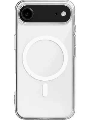 Newface iPhone 17 Air Kılıf Magneticsafe Şeffaf Silikon - Şeffaf