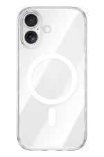 Newface iPhone 17 Kılıf Pc Real Magsafe Kapak - Şeffaf