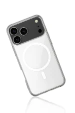 Newface iPhone 17 Pro Kılıf Magneticsafe Şeffaf Silikon - Şeffaf - Görsel 3