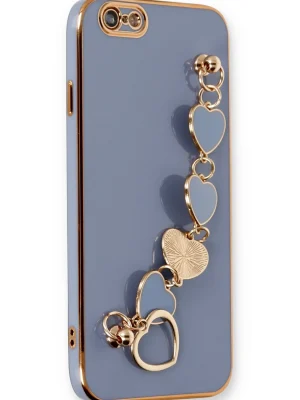 Newface iPhone 6 Kılıf Esila Silikon - Gri