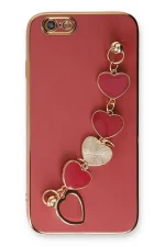 Newface iPhone 6 Kılıf Esila Silikon - Kırmızı - Görsel 2