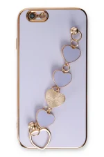 Newface iPhone 6 Kılıf Esila Silikon - Lila - Görsel 2