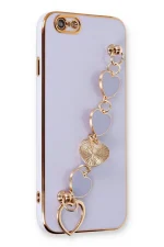 Newface iPhone 6 Kılıf Esila Silikon - Lila