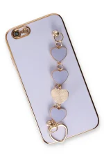 Newface iPhone 6 Kılıf Esila Silikon - Lila - Görsel 3