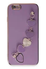 Newface iPhone 6 Kılıf Esila Silikon - Mor - Görsel 2