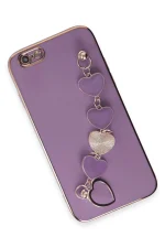 Newface iPhone 6 Kılıf Esila Silikon - Mor - Görsel 3