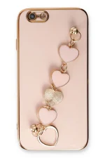 Newface iPhone 6 Kılıf Esila Silikon - Pudra - Görsel 2