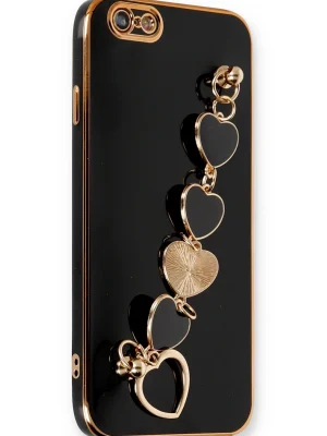 Newface iPhone 6 Kılıf Esila Silikon - Siyah