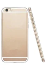 Newface iPhone 6 Kılıf Lüx Şeffaf Silikon - Görsel 2