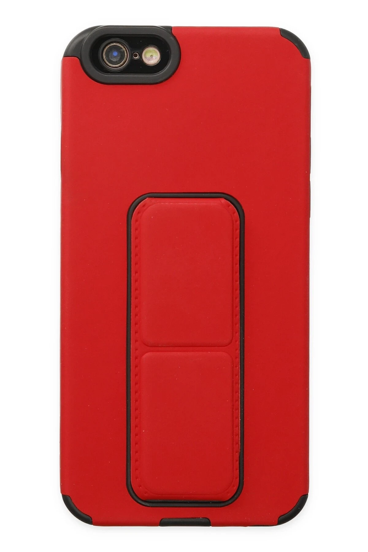 newface-iphone-6-kilif-mega-standli-silikon-kirmizi-default.webp Newface iPhone 6 Kılıf Mega Standlı Silikon - Kırmızı - Görsel 1