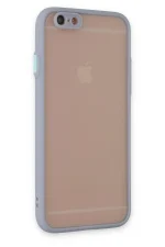 Newface iPhone 6 Kılıf Montreal Silikon Kapak - Gri - Görsel 2