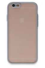 Newface iPhone 6 Kılıf Montreal Silikon Kapak - Gri