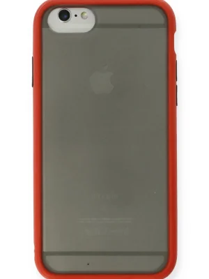 Newface iPhone 6 Kılıf Montreal Silikon Kapak - Kırmızı