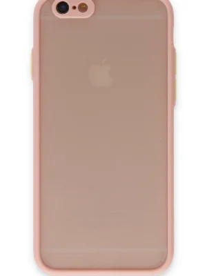 Newface iPhone 6 Kılıf Montreal Silikon Kapak - Pembe