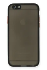 Newface iPhone 6 Kılıf Montreal Silikon Kapak - Siyah