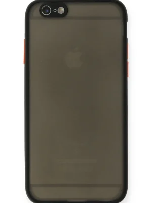 Newface iPhone 6 Kılıf Montreal Silikon Kapak - Siyah