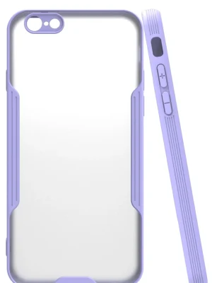 Newface iPhone 6 Kılıf Platin Silikon - Lila