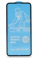 Newface iPhone 6 Plus 18D Cam Ekran Koruyucu - Siyah - Görsel 3