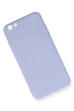 Newface iPhone 6 Plus Kılıf Nano içi Kadife Silikon - Lila - Görsel 2