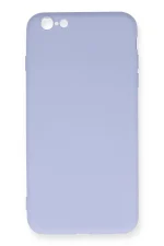 Newface iPhone 6 Plus Kılıf Nano içi Kadife Silikon - Lila