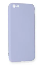 Newface iPhone 6 Plus Kılıf Nano içi Kadife Silikon - Lila - Görsel 3