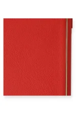 Newface iPhone 7 Kılıf Coco Deri Silikon Kapak - Kırmızı - Görsel 4