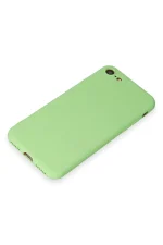 Newface iPhone 7 Kılıf First Silikon - Açık Yeşil - Görsel 4