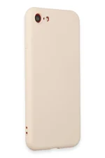 Newface iPhone 7 Kılıf First Silikon - Krem - Görsel 2