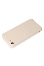 Newface iPhone 7 Kılıf First Silikon - Krem - Görsel 3