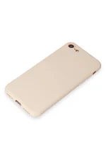 Newface iPhone 7 Kılıf First Silikon - Krem - Görsel 4