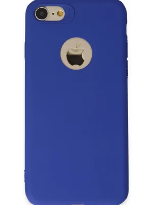 Newface iPhone 7 Kılıf First Silikon - Lacivert