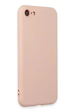 Newface iPhone 7 Kılıf First Silikon - Pudra - Görsel 2