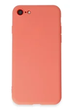 Newface iPhone 7 Kılıf First Silikon - Turuncu
