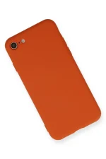 Newface iPhone 7 Kılıf Nano içi Kadife Silikon - Kırmızı - Görsel 2