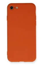 Newface iPhone 7 Kılıf Nano içi Kadife Silikon - Kırmızı