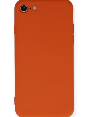 Newface iPhone 7 Kılıf Nano içi Kadife Silikon - Kırmızı