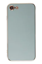 Newface iPhone 7 Kılıf Volet Silikon - Açık Yeşil - Görsel 2