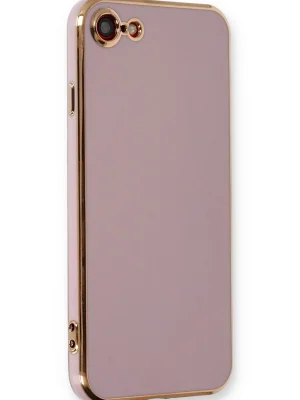 Newface iPhone 7 Kılıf Volet Silikon - Mor