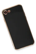 Newface iPhone 7 Kılıf Volet Silikon - Siyah - Görsel 3