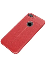 Newface iPhone 7 Plus Kılıf Auto Focus Kapak - Kırmızı - Görsel 2
