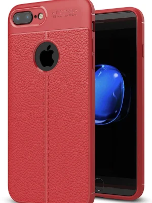 Newface iPhone 7 Plus Kılıf Auto Focus Kapak - Kırmızı