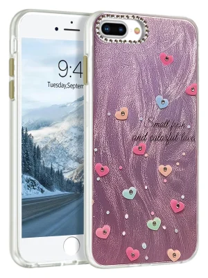 Newface iPhone 7 Plus Kılıf Blade Aynalı Desenli Kapak - Desen 8