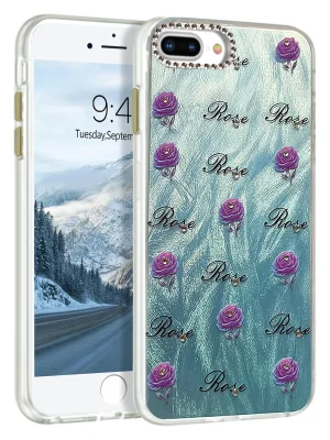 Newface iPhone 7 Plus Kılıf Blade Aynalı Desenli Kapak - Desen 9