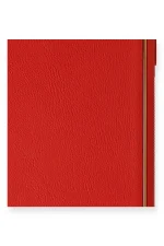 Newface iPhone 7 Plus Kılıf Coco Deri Silikon Kapak - Kırmızı - Görsel 4