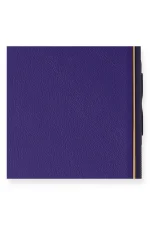 Newface iPhone 7 Plus Kılıf Coco Deri Silikon Kapak - Mor - Görsel 4