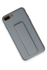 Newface iPhone 7 Plus Kılıf Coco Deri Standlı Kapak - Sky Blue - Görsel 2