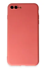 Newface iPhone 7 Plus Kılıf First Silikon - Kiremit