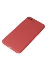 Newface iPhone 7 Plus Kılıf First Silikon - Kiremit - Görsel 4