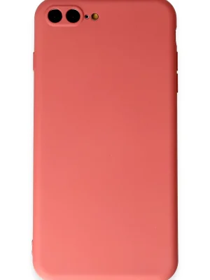 Newface iPhone 7 Plus Kılıf First Silikon - Kiremit